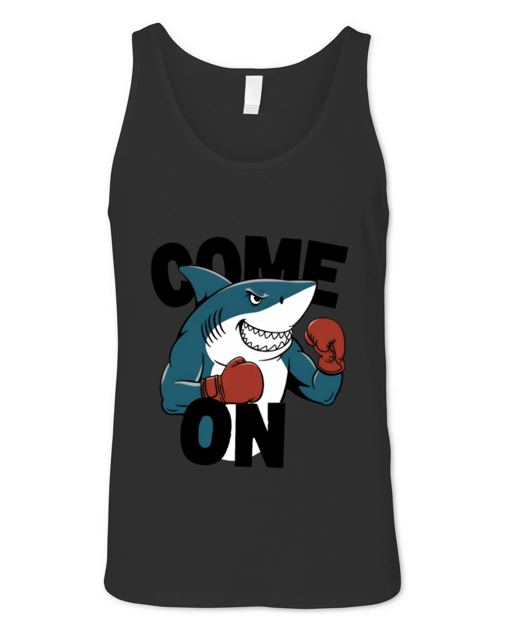 Boxing shark Unisex Jersey Tank