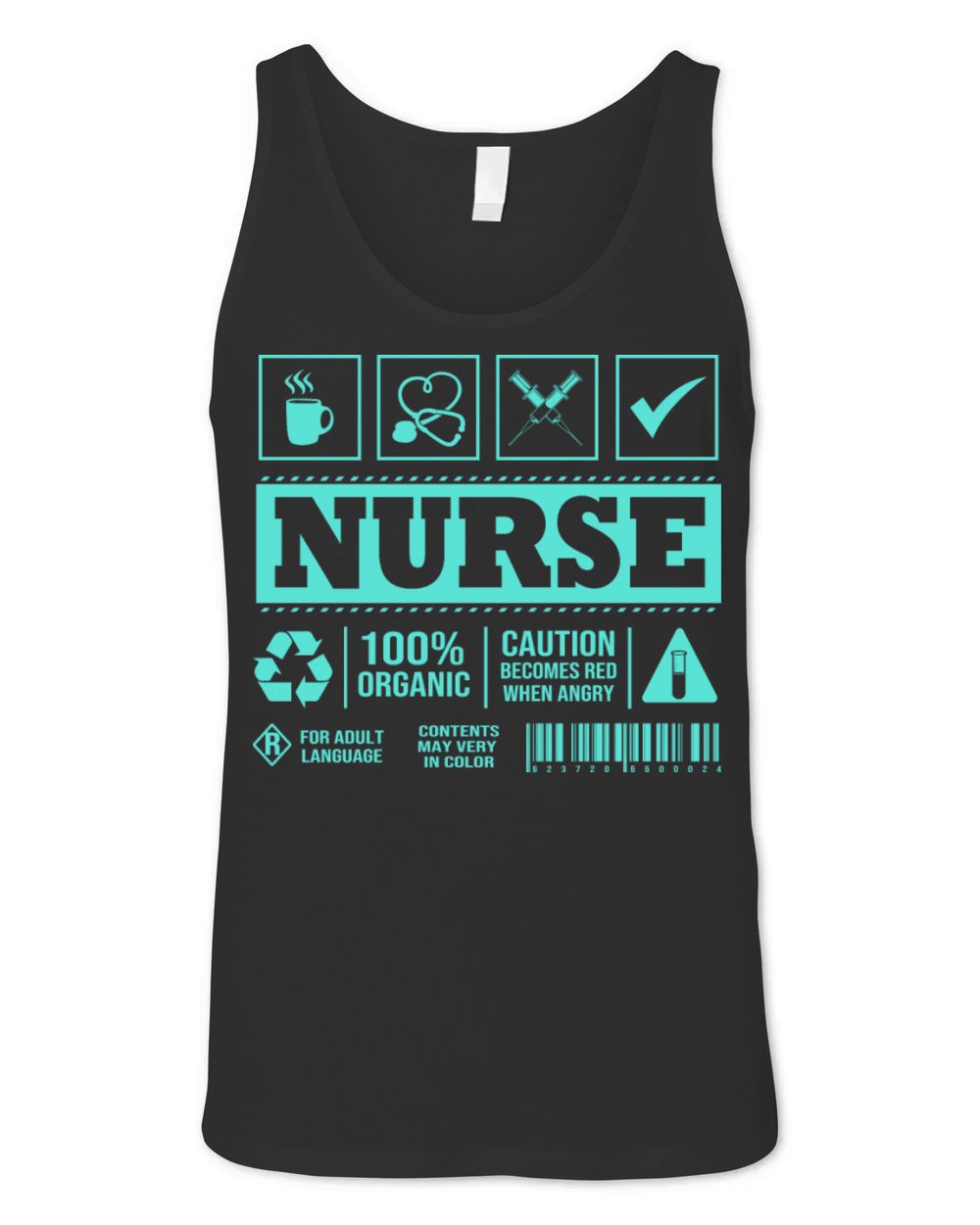 Nursing Facts Healthcare Registered Nurse For Men Unisex Jersey Tank