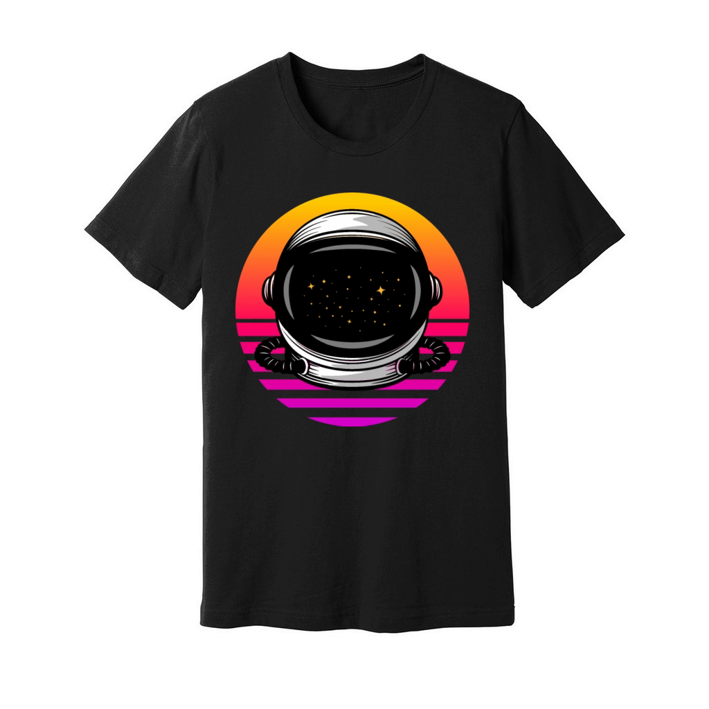 Astronaut Stargazers Space Lover Retro Vintage Unisex Jersey Tee