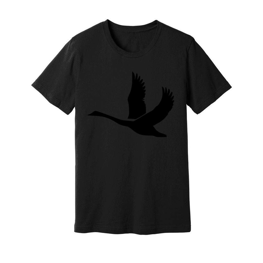 Swan With Mighty Wings Unisex Jersey Tee