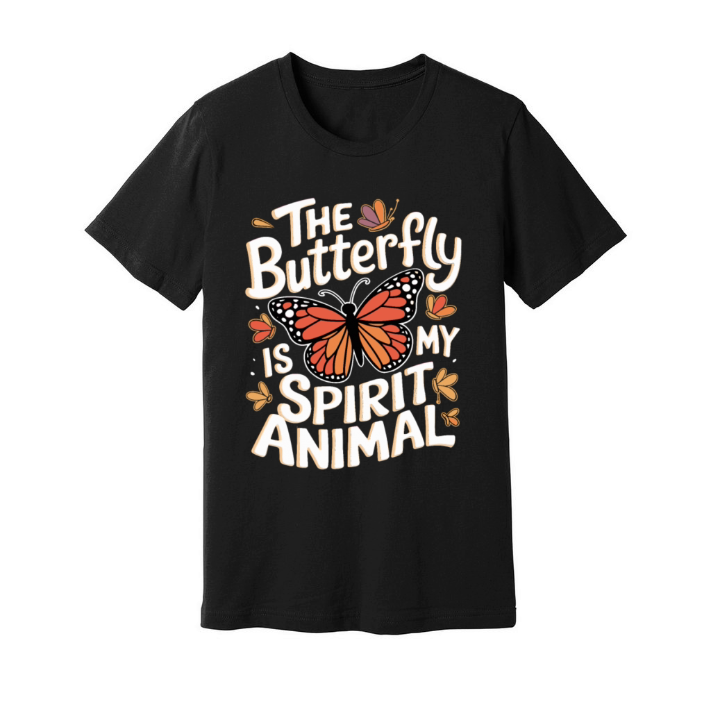 The Butterfly Is My Spirit Animal Unisex Jersey Tee