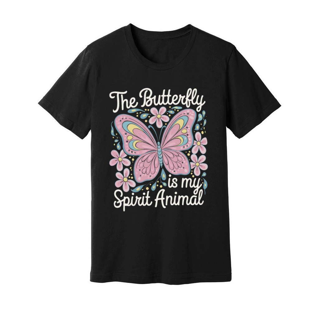 The Butterfly Is My Spirit Animal Unisex Jersey Tee