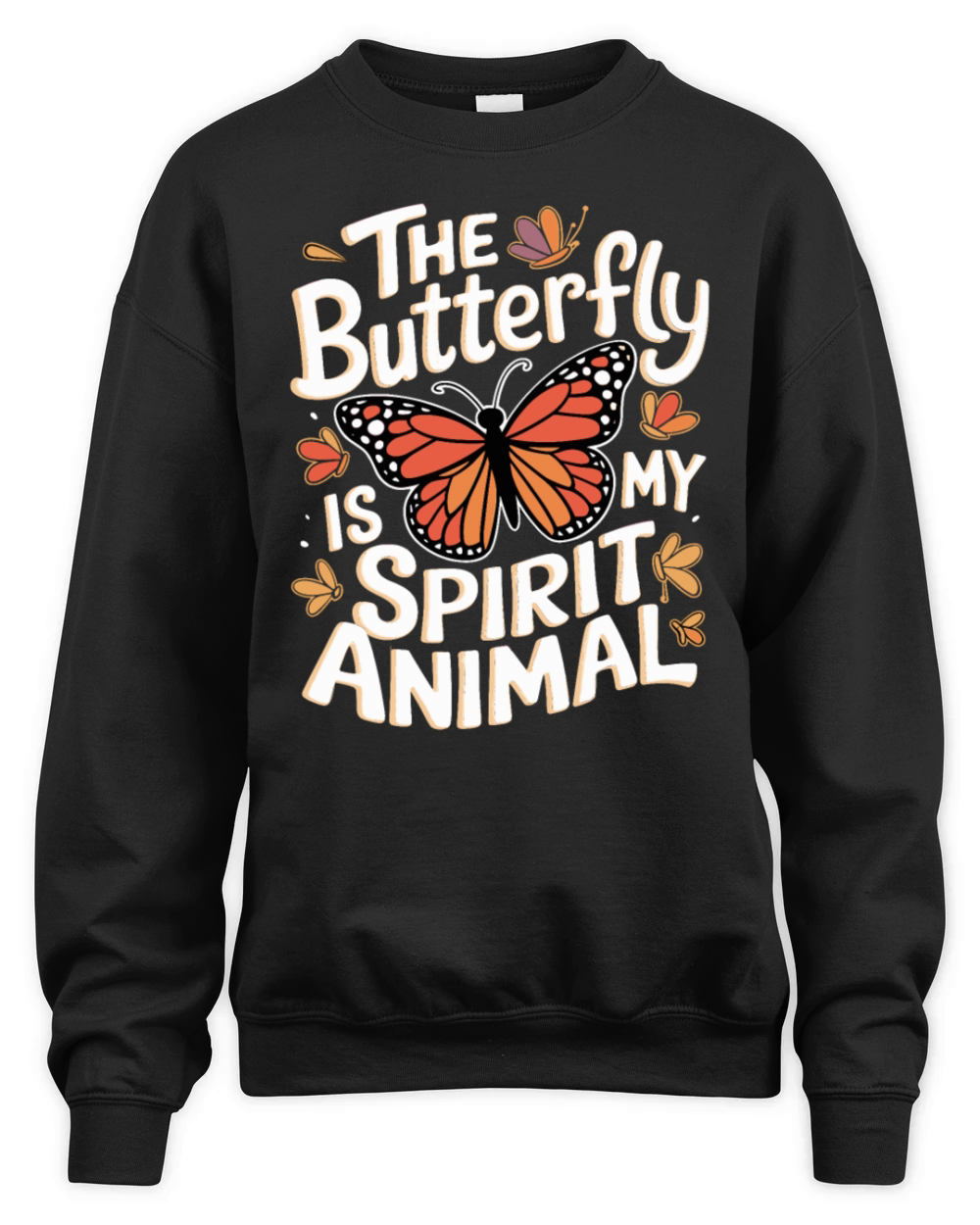 The Butterfly Is My Spirit Animal Unisex Premium Crewneck Sweatshirt