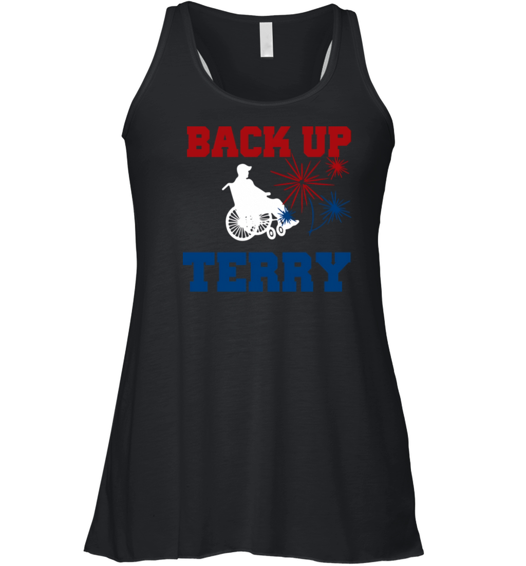 Back up Terry 4th of July Women's Flowy Tank Top