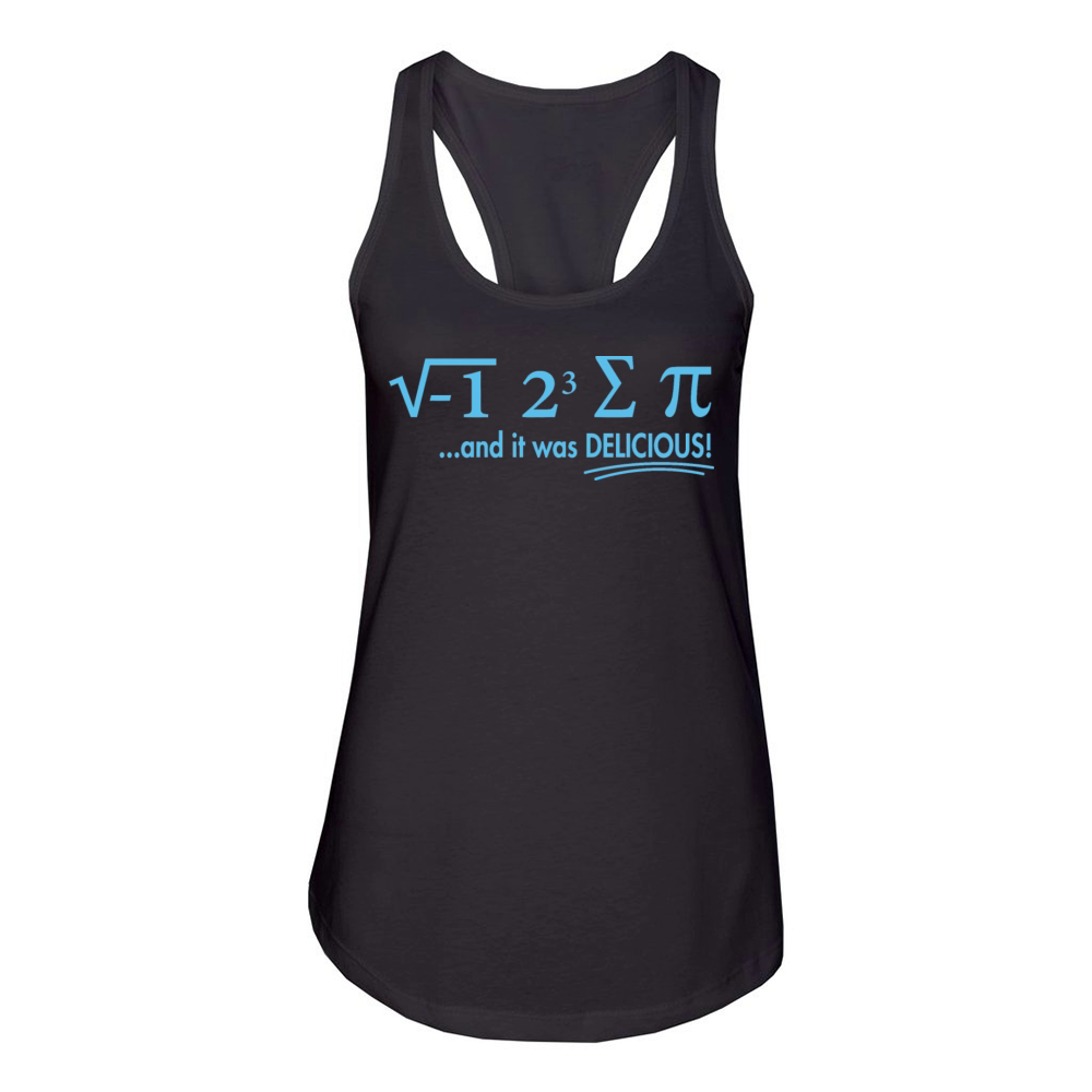 I Ate Some Pie And It Was Delicious 8 Pi Day 1BK3 Women's Racerback Tank