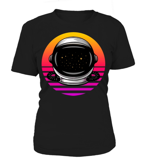Astronaut Stargazers Space Lover Retro Vintage Women's T-Shirt