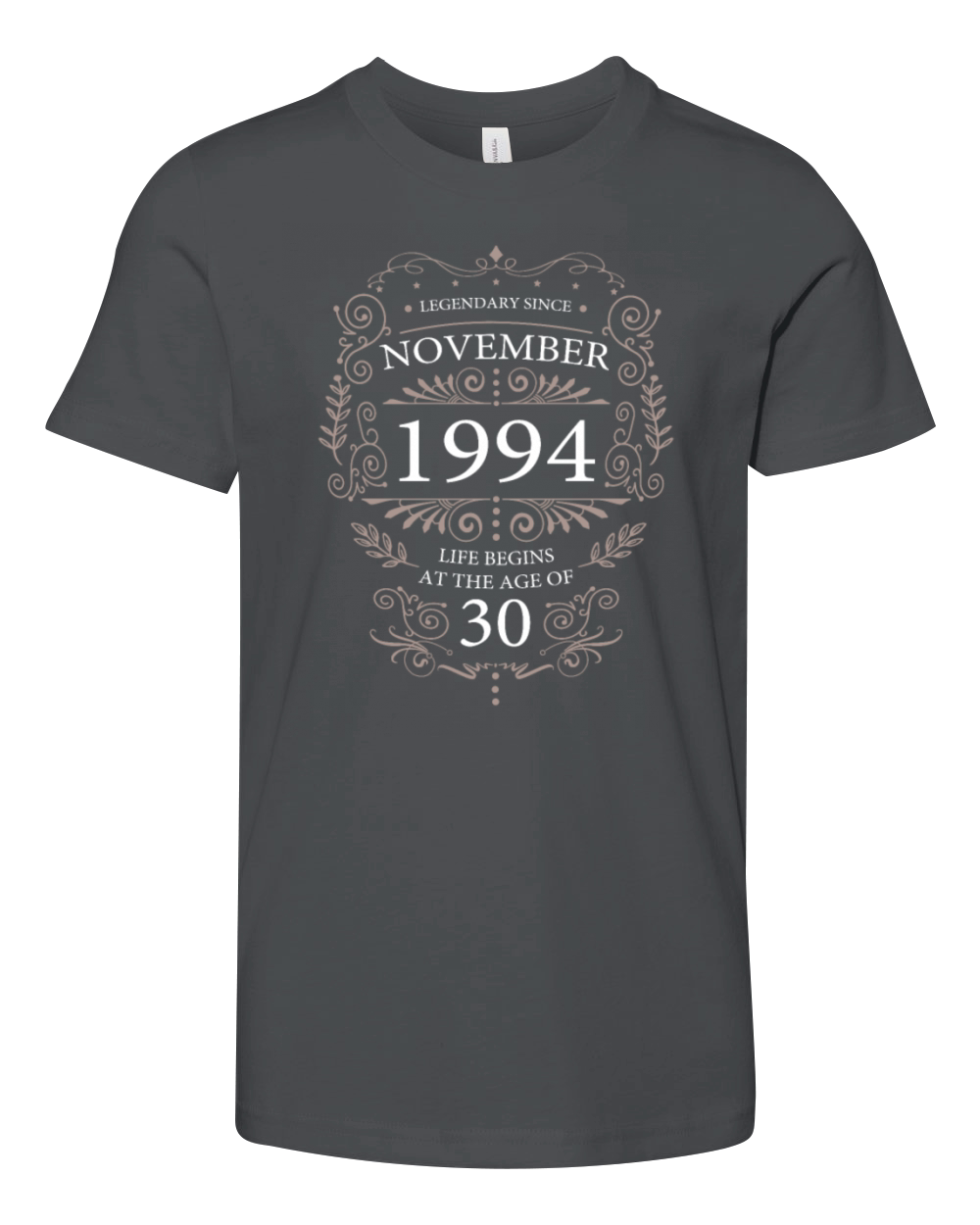 Legendary since November 1994 30th birthday Youth Unisex Jersey Tee