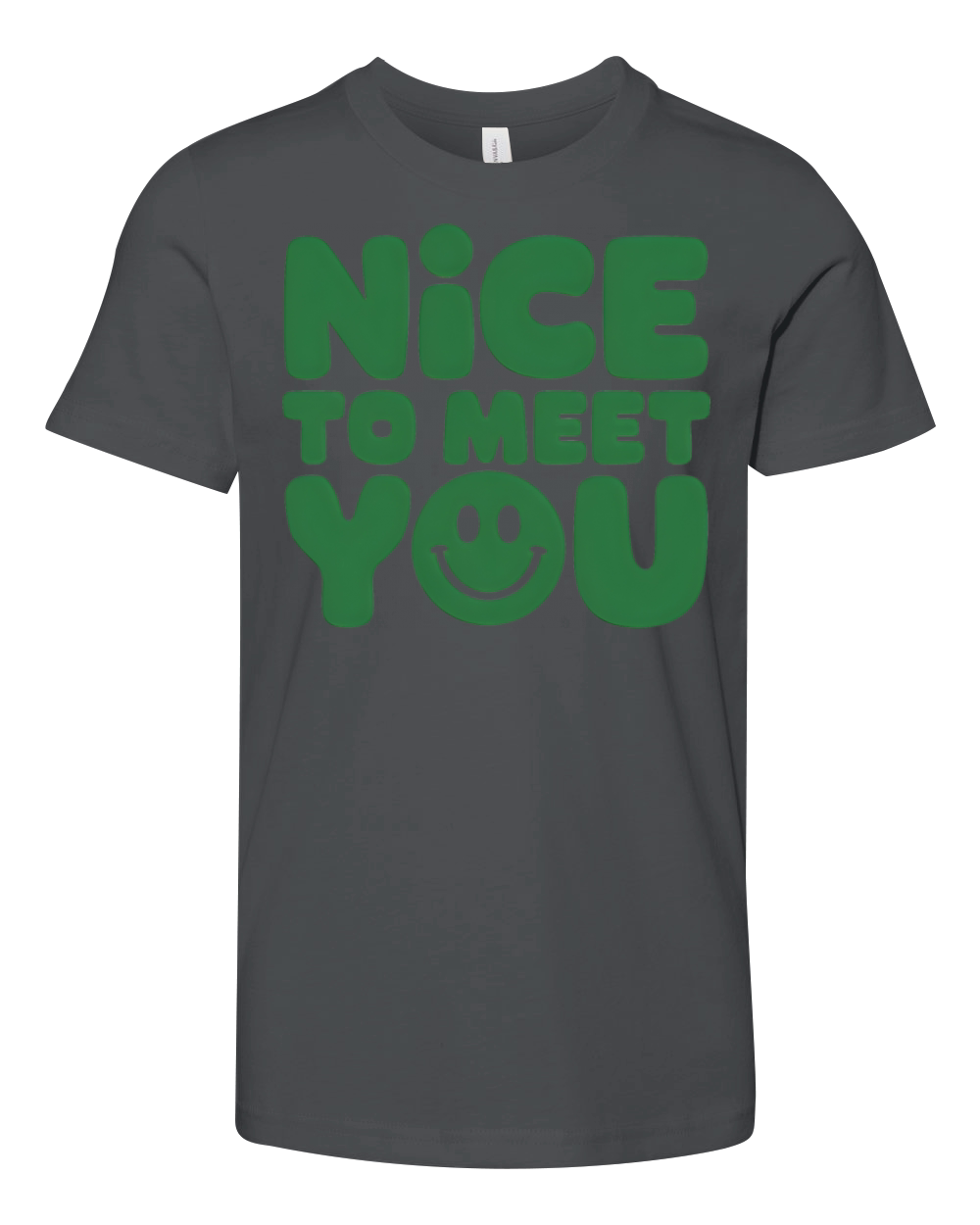 quotes Nice to meet you Youth Unisex Jersey Tee