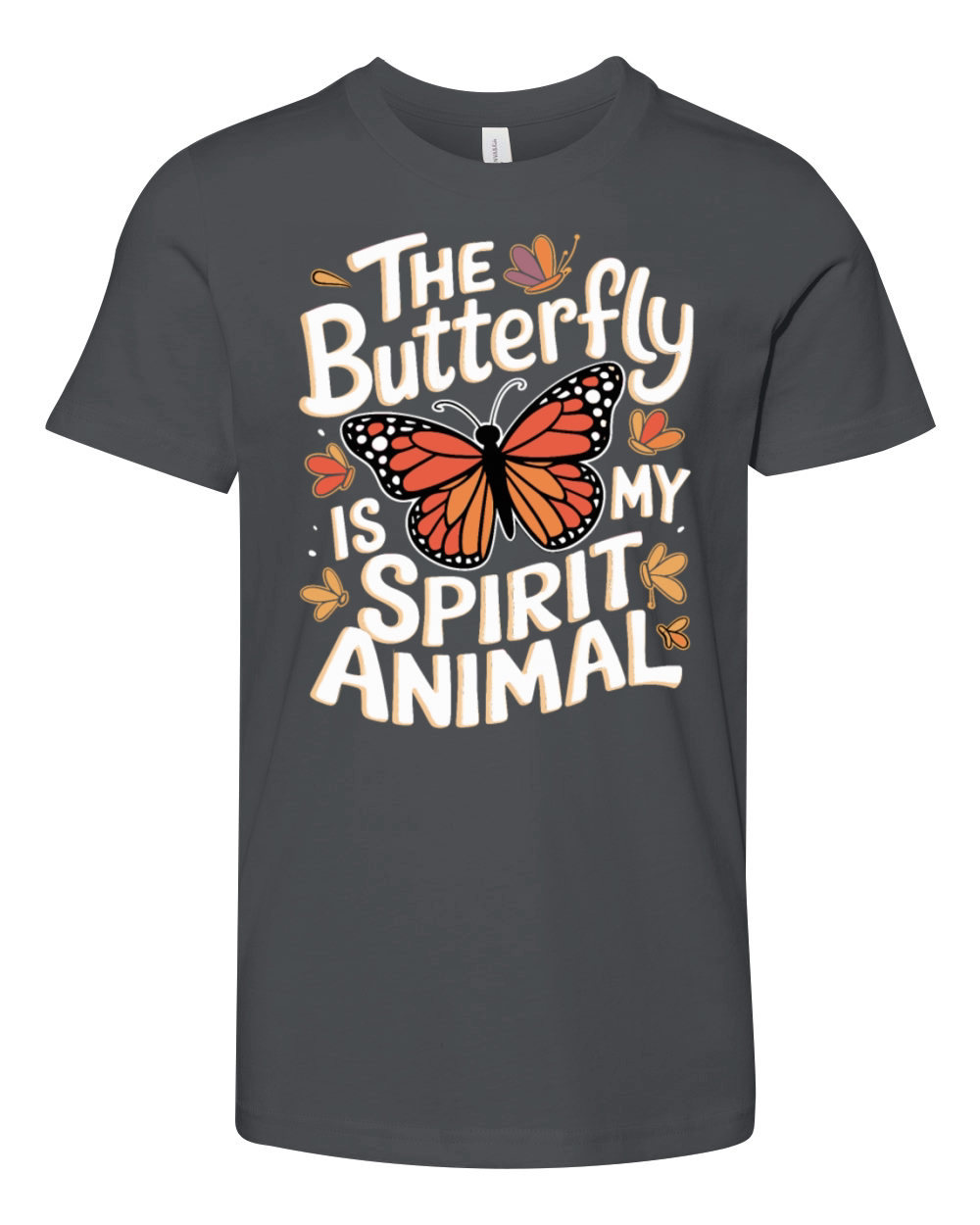 The Butterfly Is My Spirit Animal Youth Unisex Jersey Tee