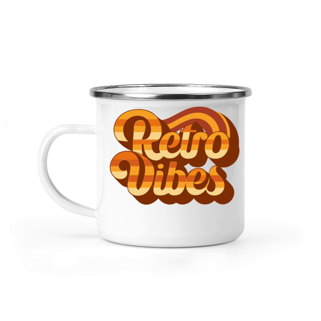 Retro Vibes Camping Mug