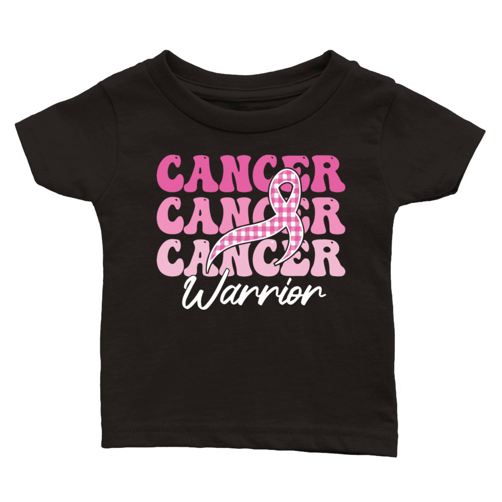 Breast Cancer Awareness Breast Cancer Warrior Classic Baby Crewneck T-shirt