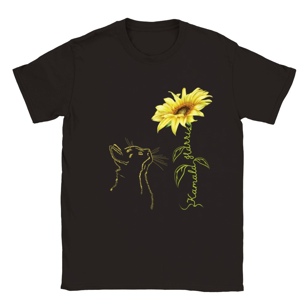 Kamala Harris For President 2024 Sunflower Vintage Classic Kids Crewneck T-shirt