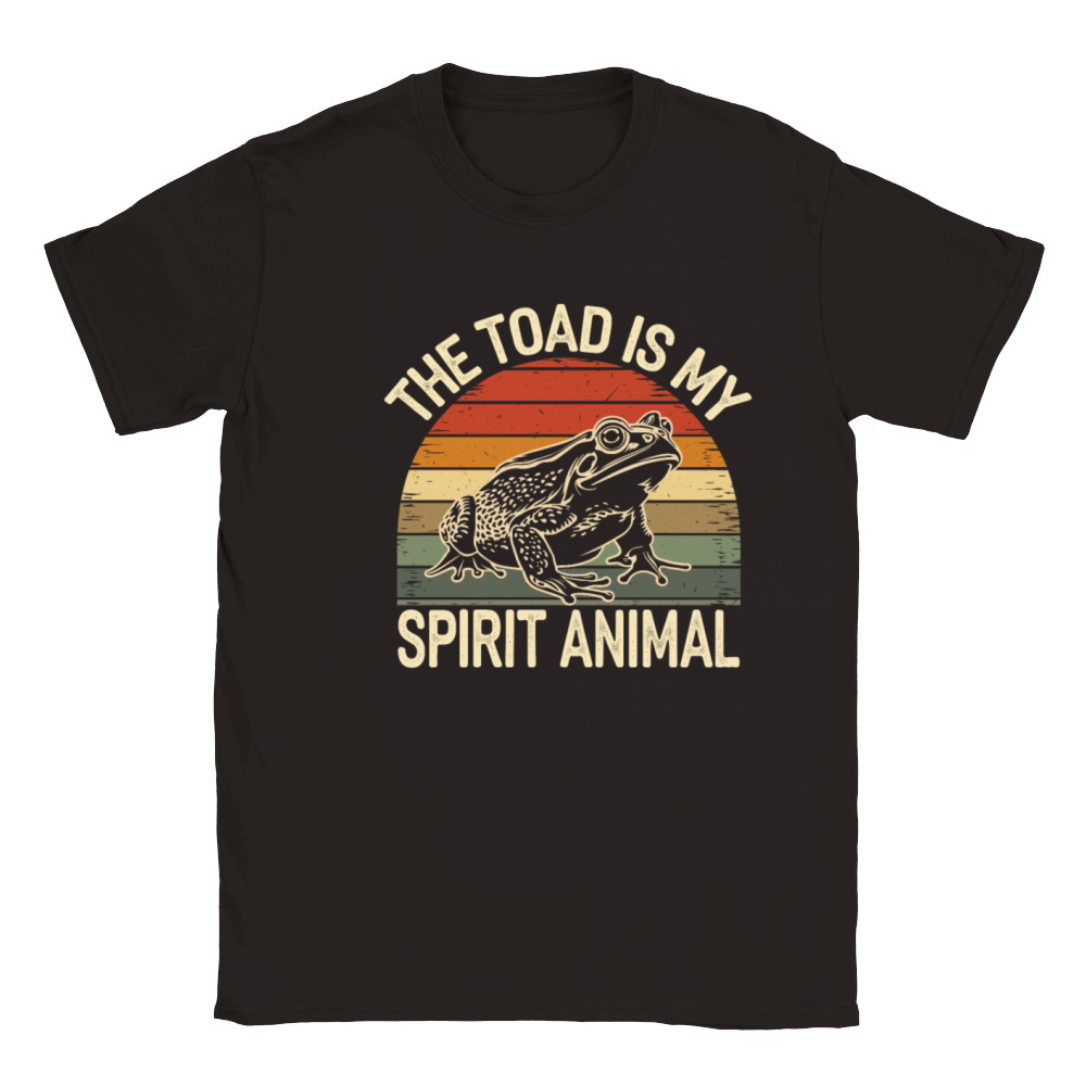 The Toad Is My Spirit Animal Frog Classic Kids Crewneck T-shirt