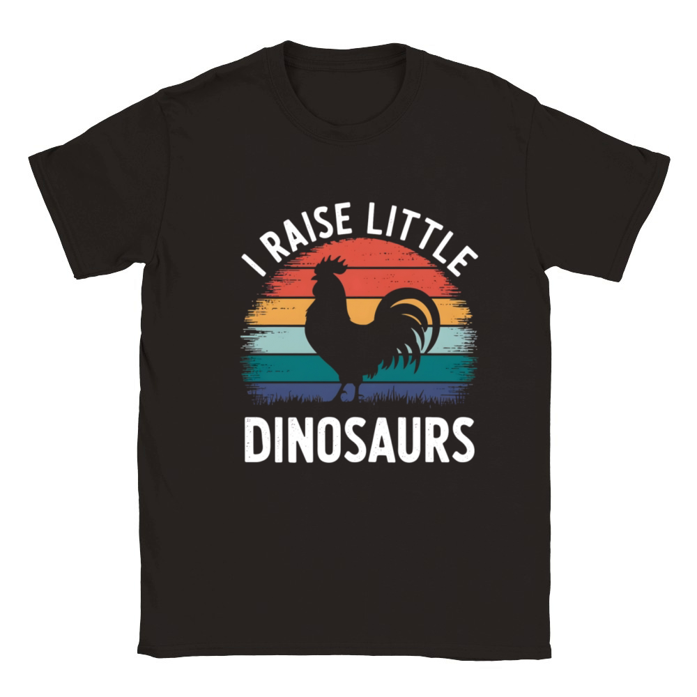 Vintage Rooster Classic Kids Crewneck T-shirt