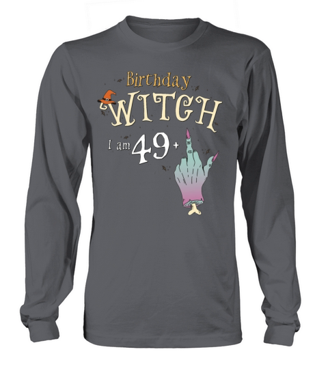 Witch Funny Halloween HallowQueen 50th Birthday Long sleeved Unisex