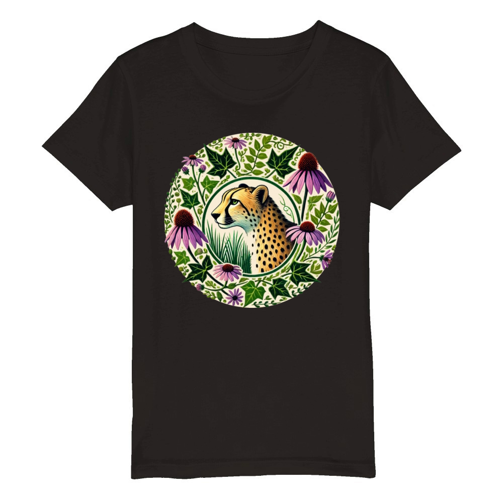 Cheetah Organic Kids Crewneck T-shirt