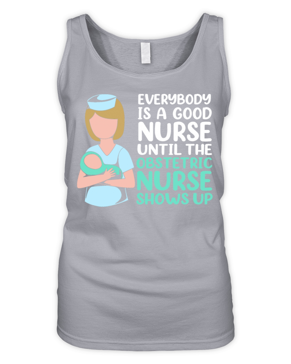Healthcare Worker Obstetrics Sonography Ob Nurse Organic Women's Tank Top