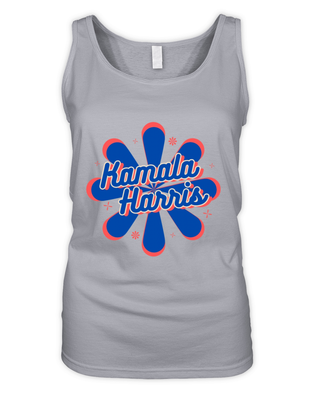 Vintage flowers Kamala Harris for president 2024 Organic Women's Tank Top