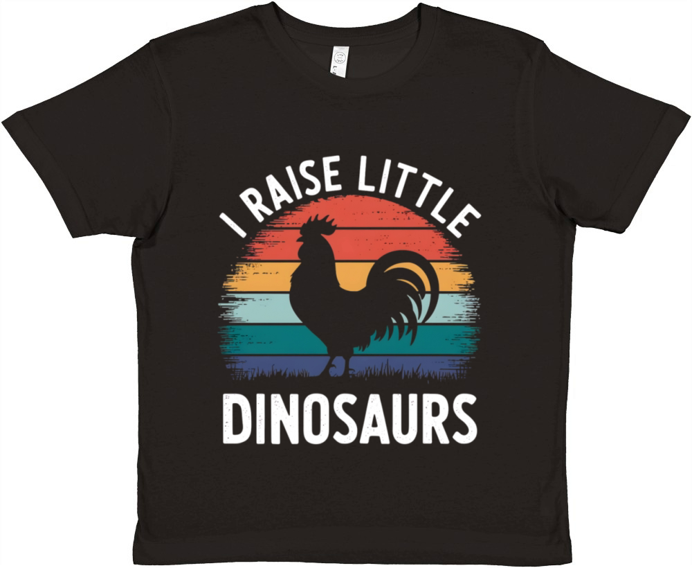 Vintage Rooster Premium Kids Crewneck T-shirt