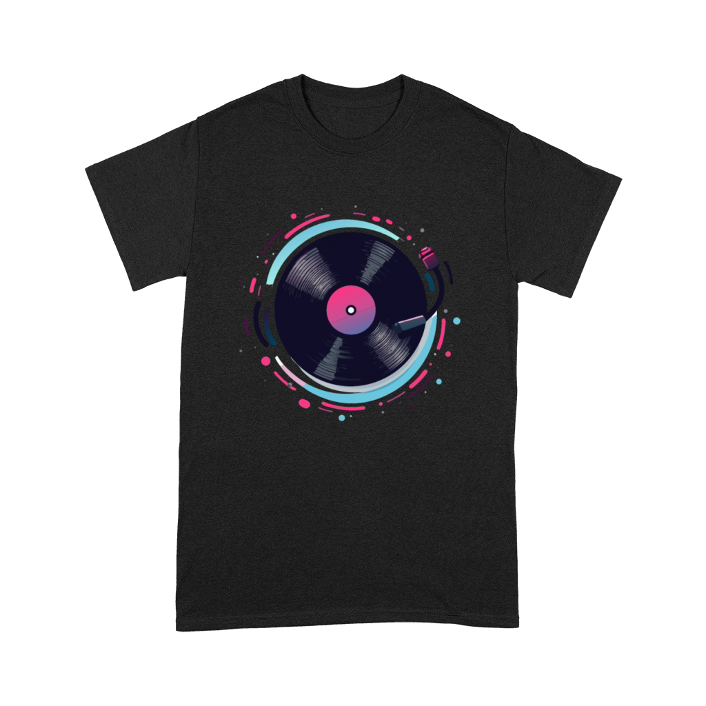 Retro Vinyl Record Design for Music Lovers Premium T-shirt