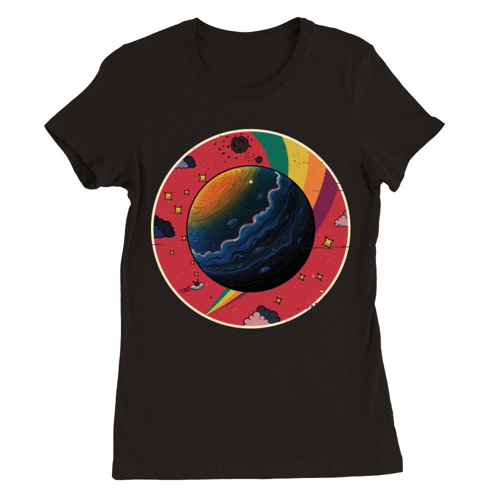 Venus - Planet Vintage Premium Womens Crewneck T-shirt