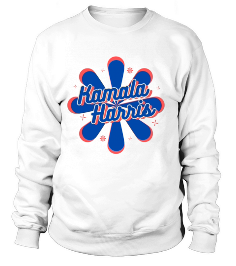 Vintage flowers Kamala Harris for president 2024 Sweatshirt Unisex