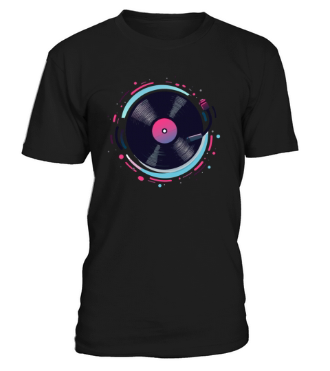 Retro Vinyl Record Design for Music Lovers T-Shirt Unisex