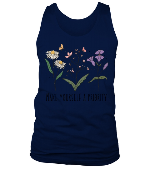 Vintage Wildflower Self love Tank Top Unisex