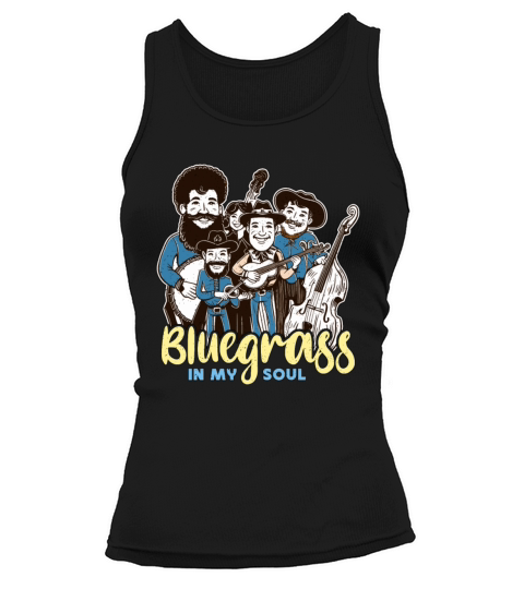 Bluegrass In My Soul String Instrument Musician Tank top Woman