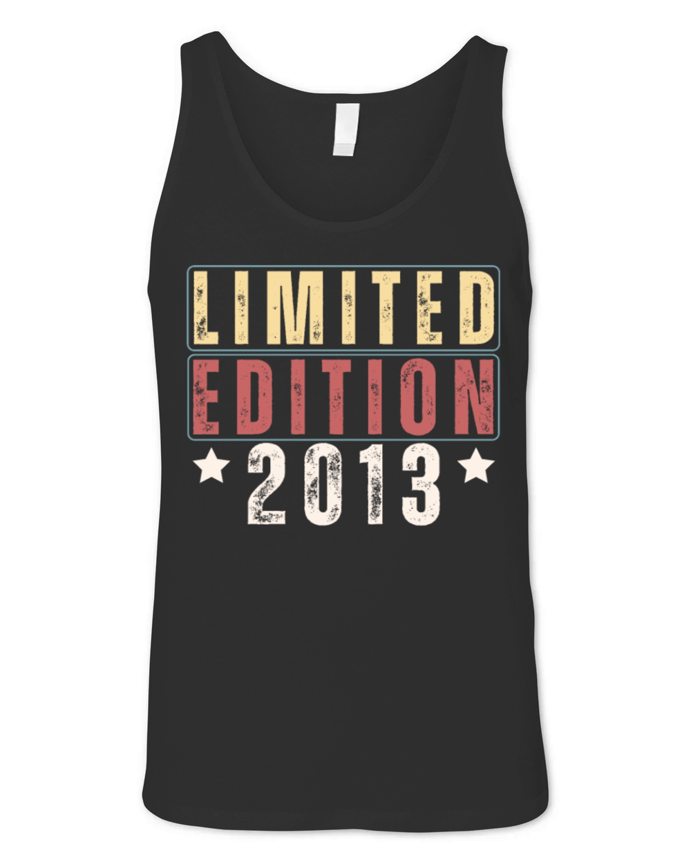 Limitid idition 2013 year 2013 Unisex Jersey Tank