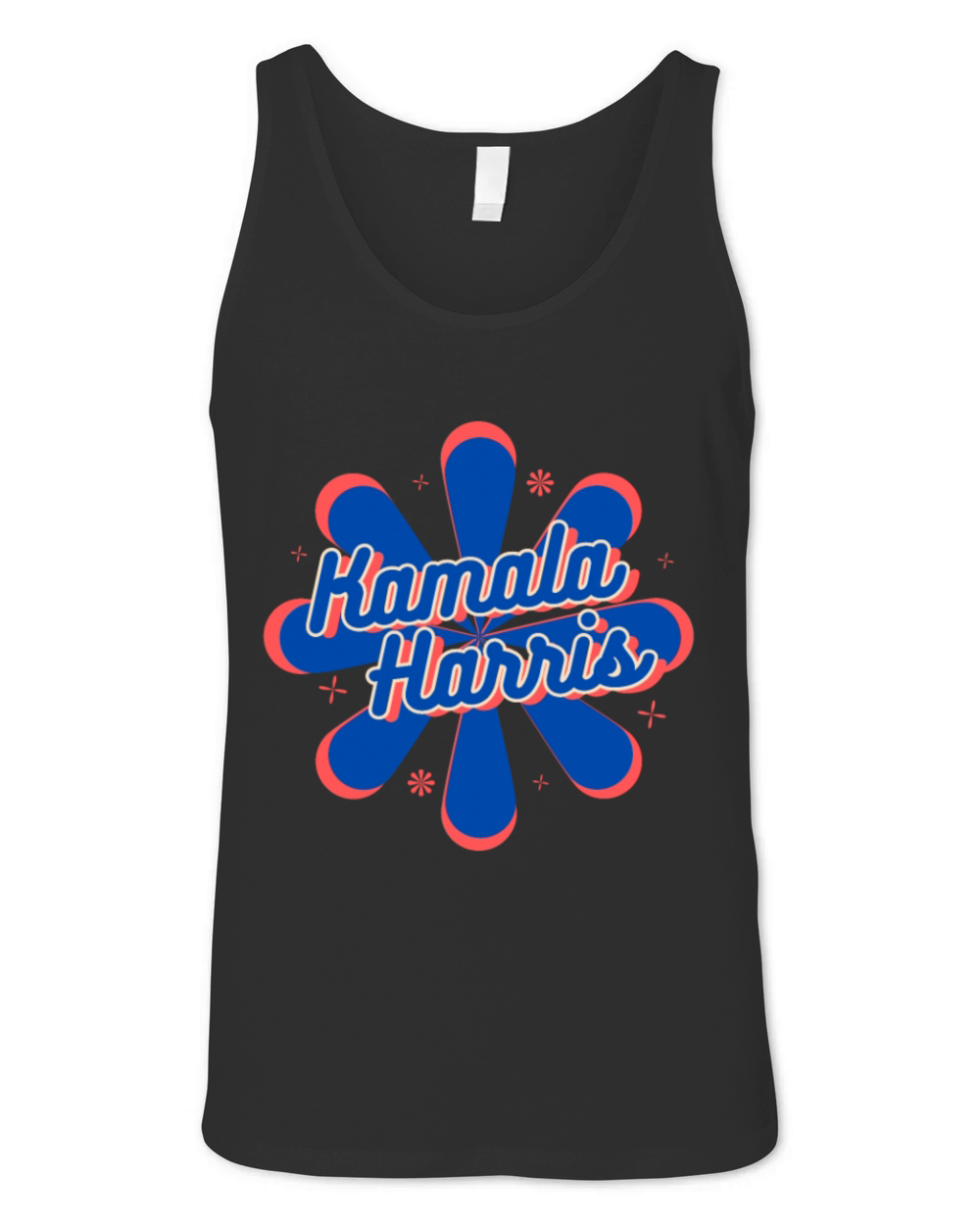 Vintage flowers Kamala Harris for president 2024 Unisex Jersey Tank