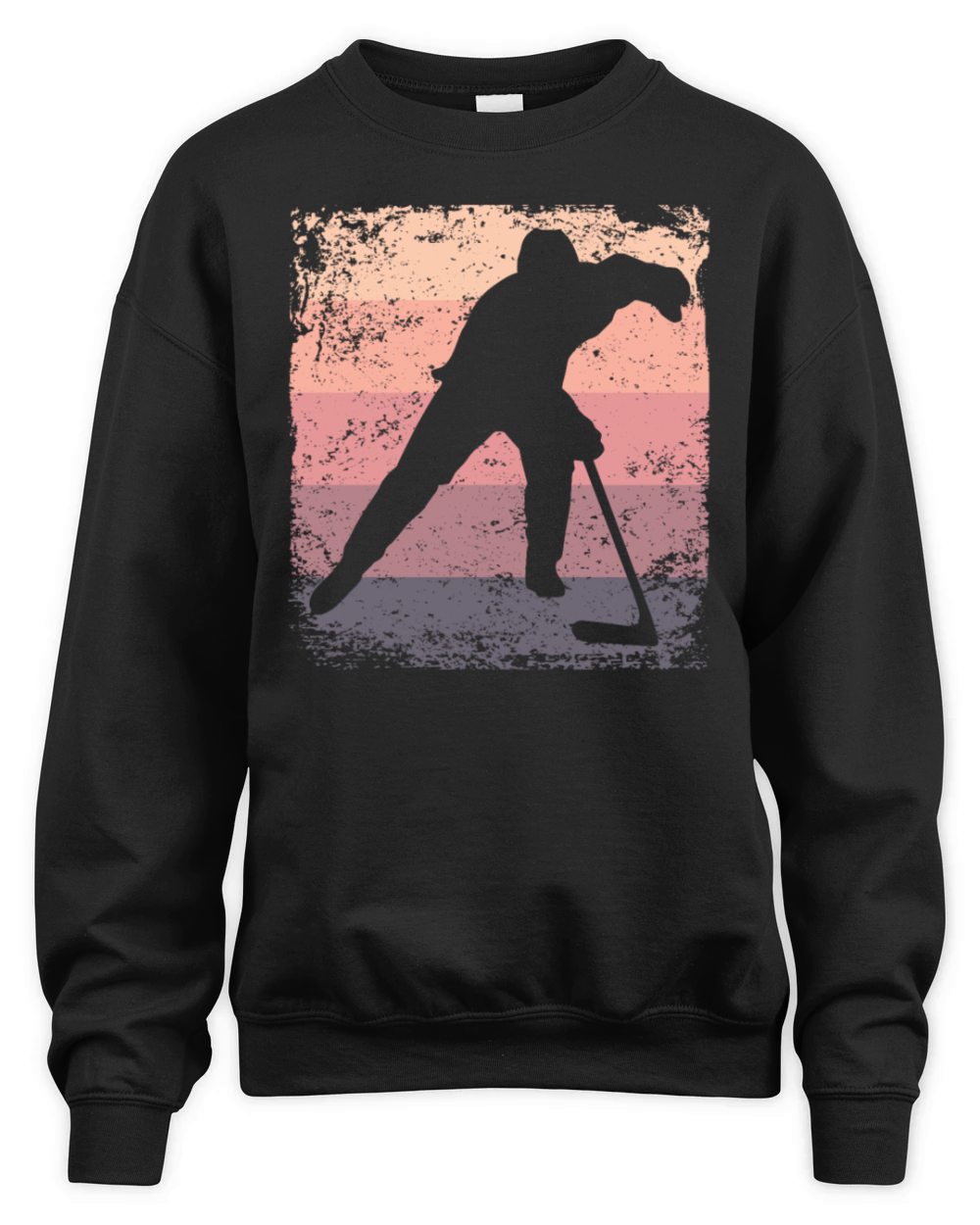 Ice Hockey Player Vintage Ice Hockey Unisex Premium Crewneck Sweatshirt