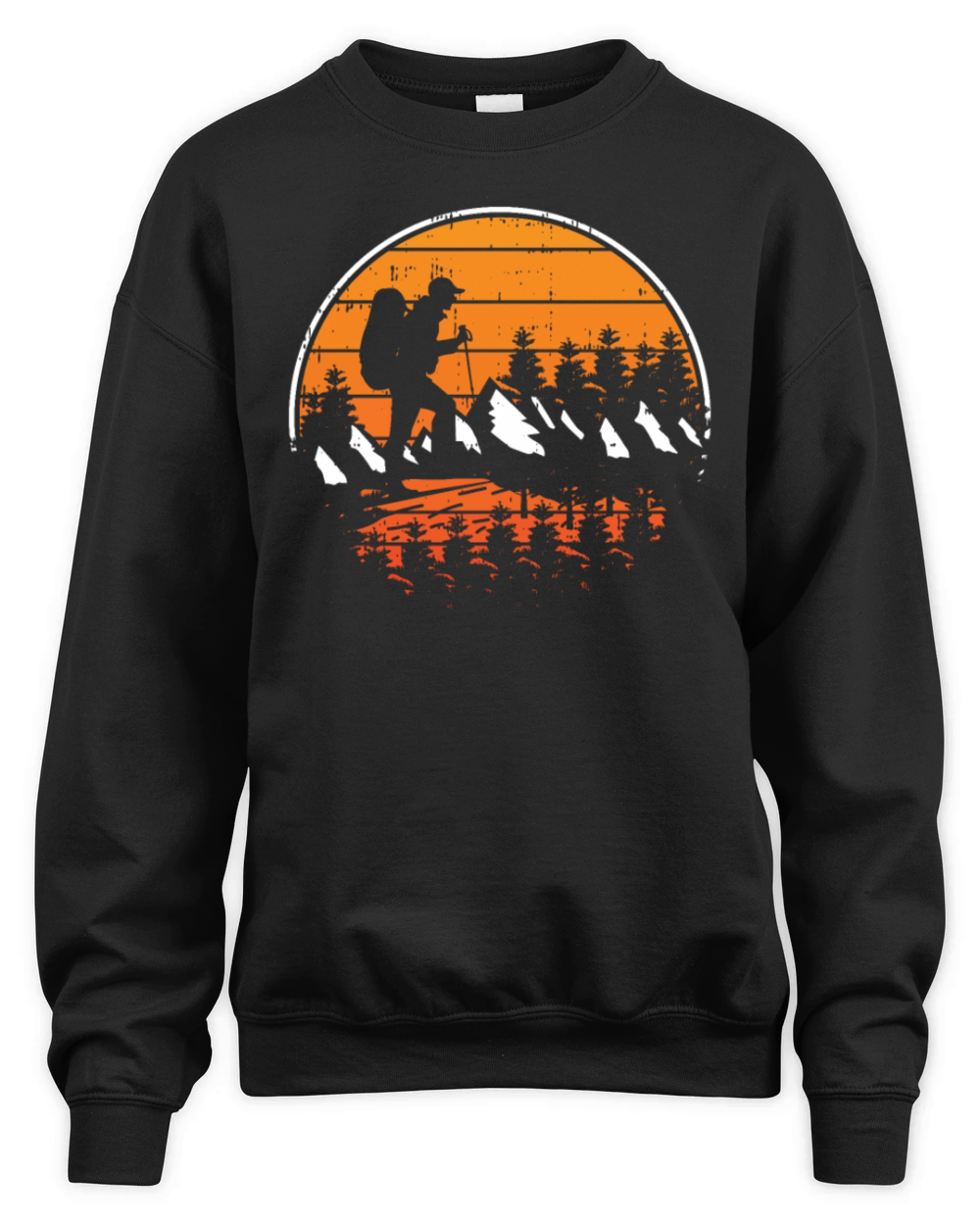 Sunset Hike Unisex Premium Crewneck Sweatshirt