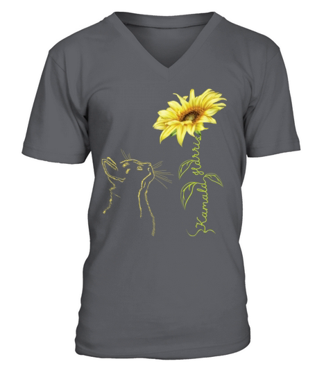 Kamala Harris For President 2024 Sunflower Vintage V-Neck T-shirt