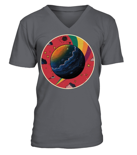Venus - Planet Vintage V-Neck T-shirt