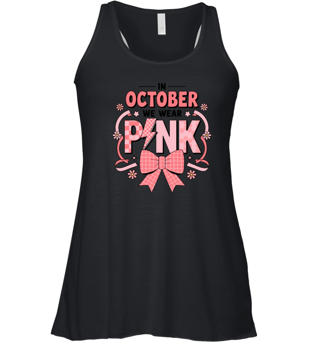 In October We Wear Pink Women's Flowy Tank Top