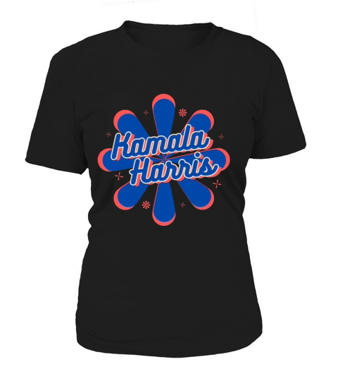 Vintage flowers Kamala Harris for president 2024 Women's T-Shirt