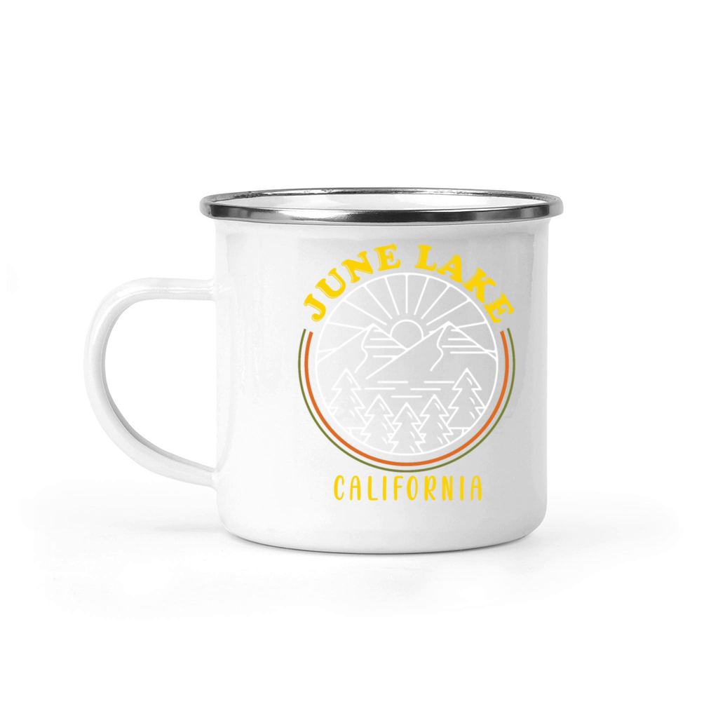 JUNE LAKE CALIFORNIA Fan Vintage Nevada June Camping Mug