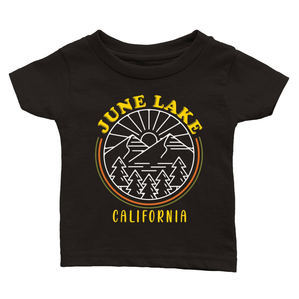 JUNE LAKE CALIFORNIA Fan Vintage Nevada June Classic Baby Crewneck T-shirt