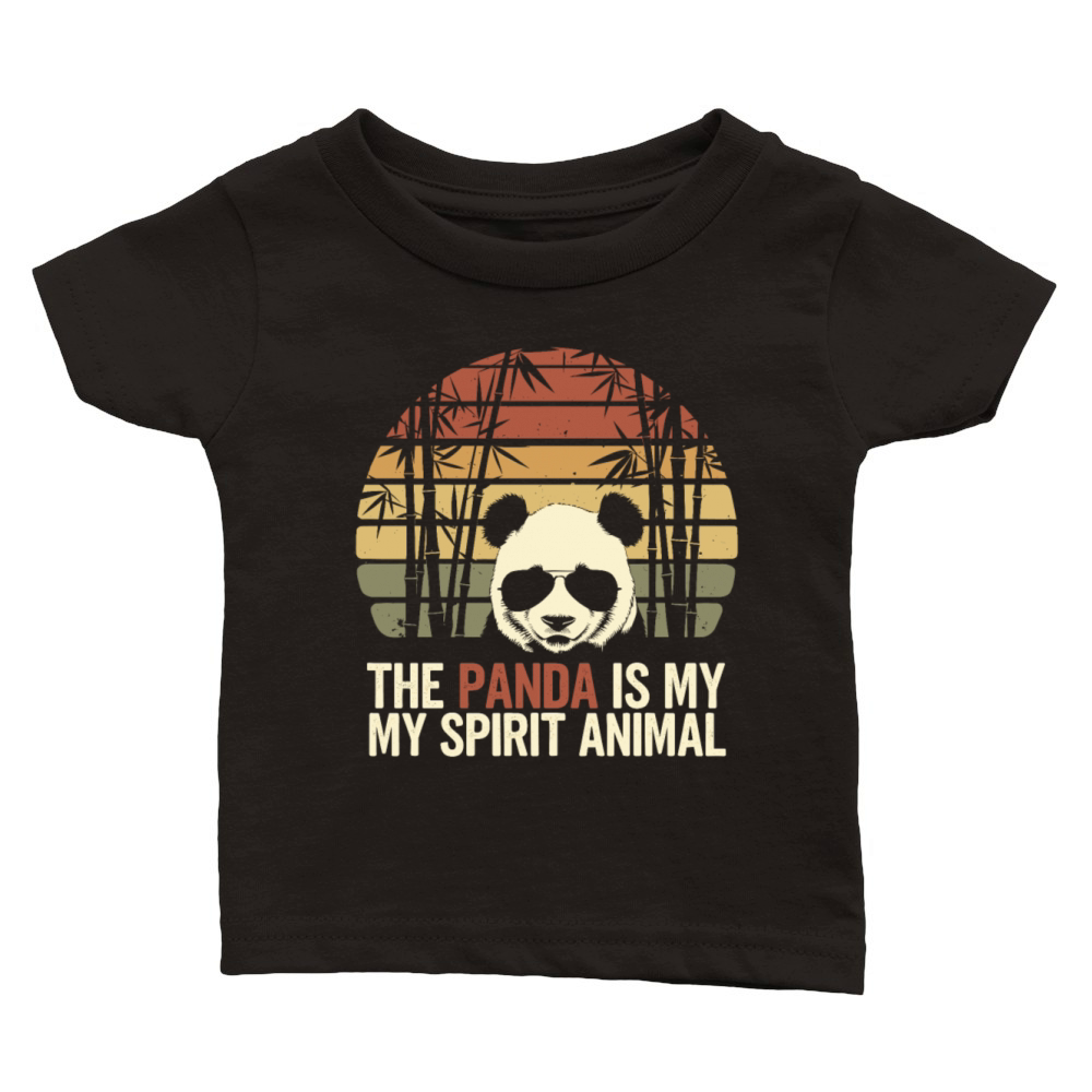 The Panda Is My Spirit Animal Classic Baby Crewneck T-shirt