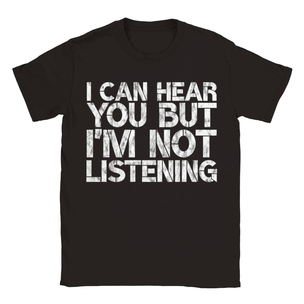 I Can Hear You But Im Not Listening 5 Classic Kids Crewneck T-shirt