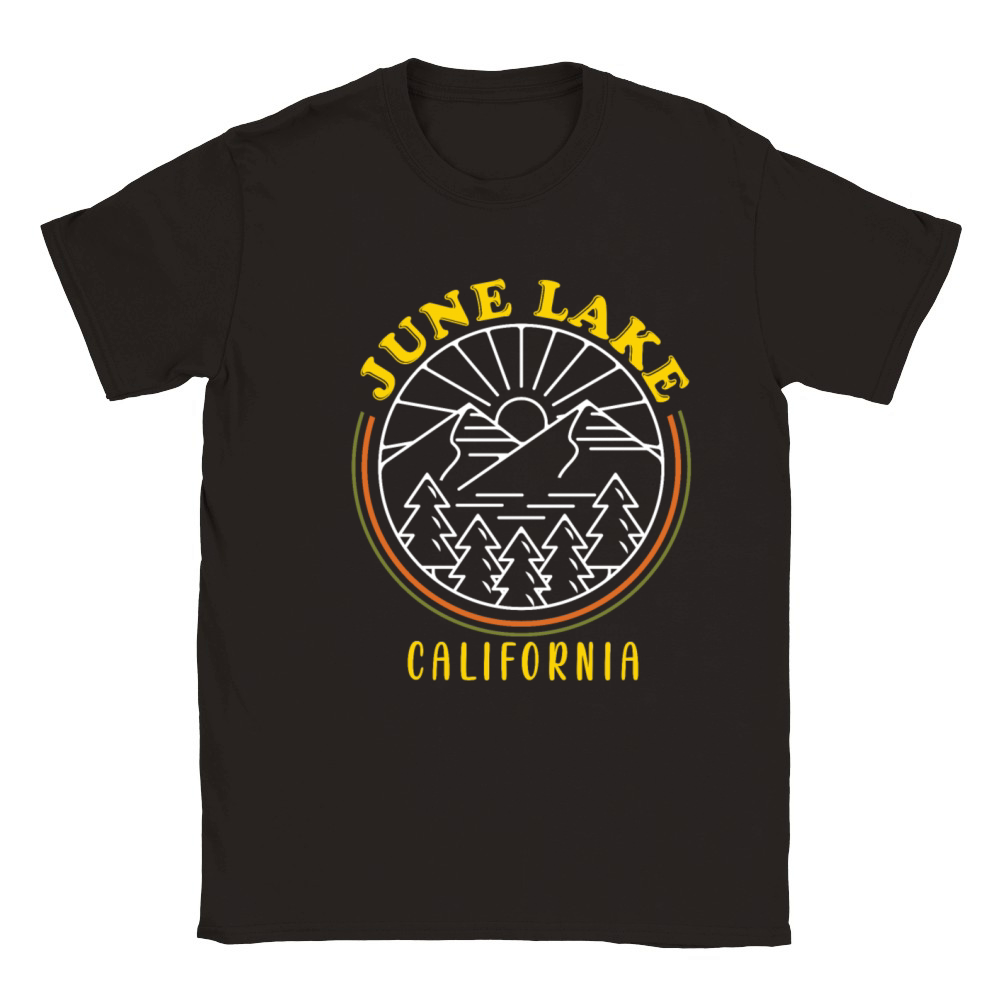 JUNE LAKE CALIFORNIA Fan Vintage Nevada June Classic Kids Crewneck T-shirt