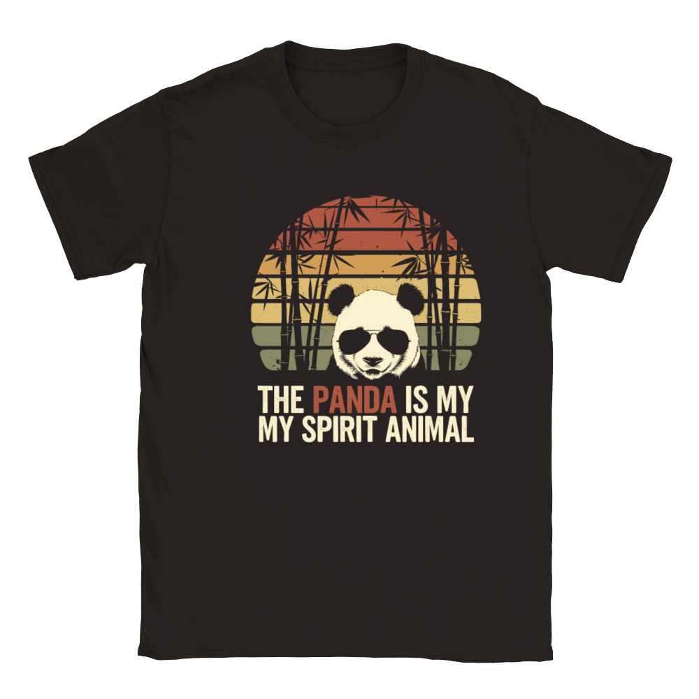 The Panda Is My Spirit Animal Classic Kids Crewneck T-shirt