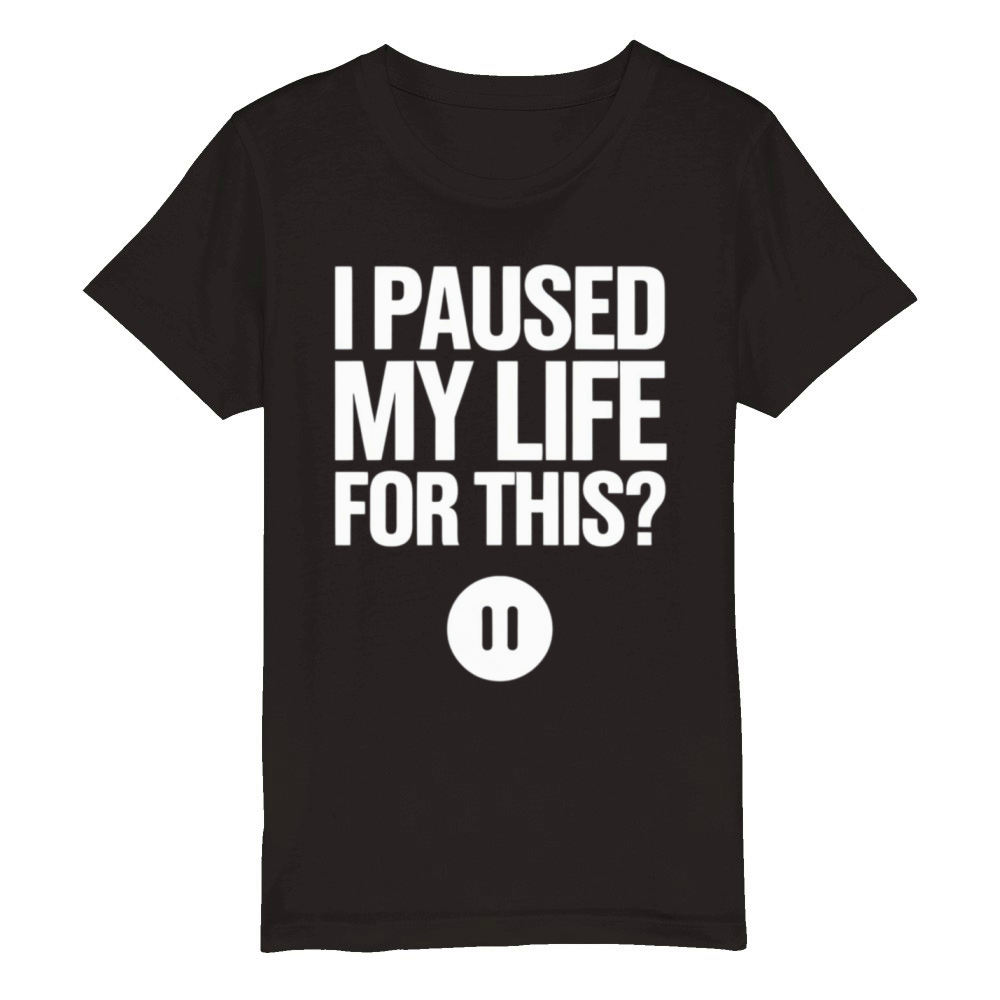 Adulting and Life Stress Humor for Students and Pr Organic Kids Crewneck T-shirt