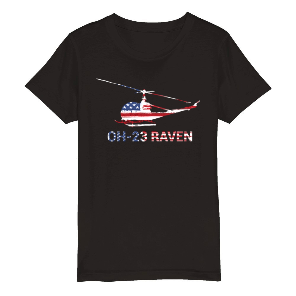 Oh 23 Raven Organic Kids Crewneck T-shirt