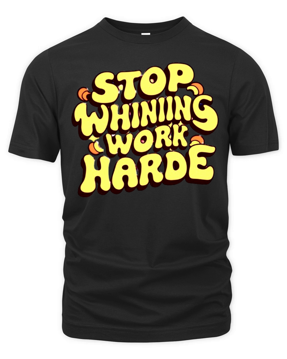 A Stylized Text-Based Design T-Shirt Organic Unisex T-shirt