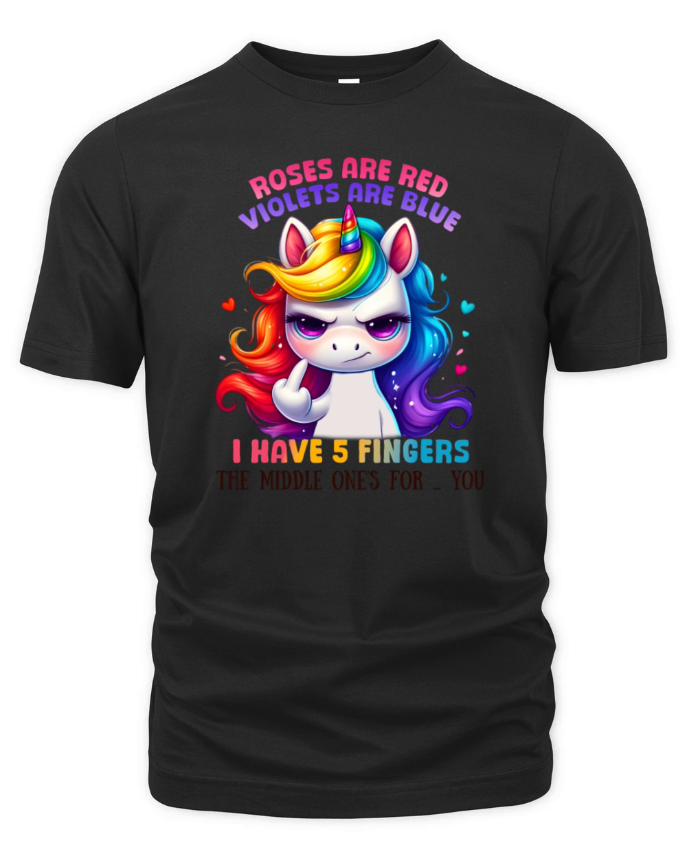 Funny Quote Unicorn Organic Unisex T-shirt