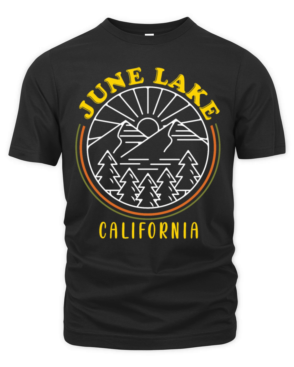 JUNE LAKE CALIFORNIA Fan Vintage Nevada June Organic Unisex T-shirt
