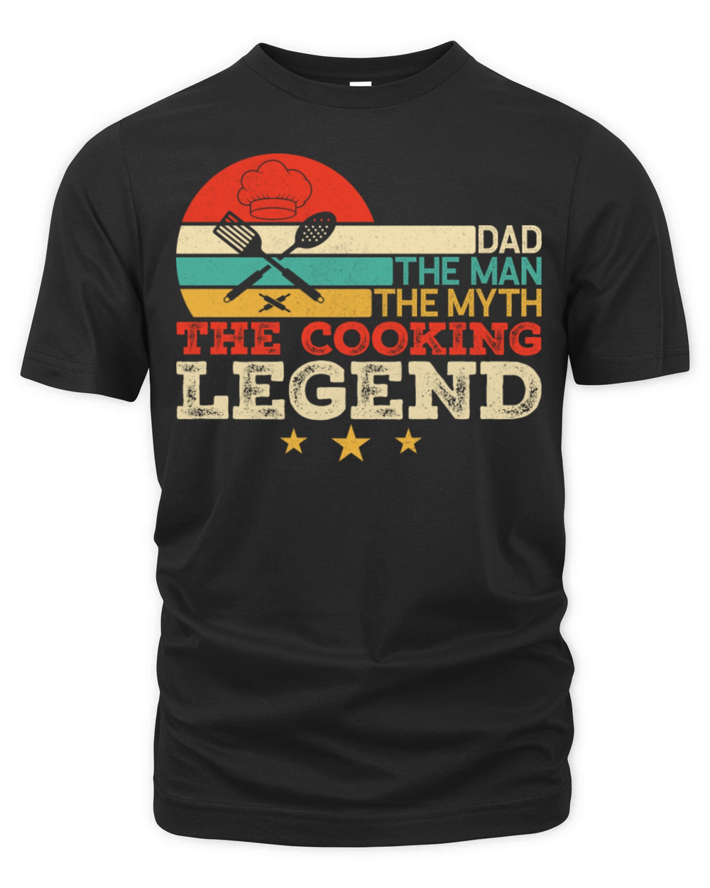 Vintage Cooking Dad The Man The Myth The Legend Organic Unisex T-shirt