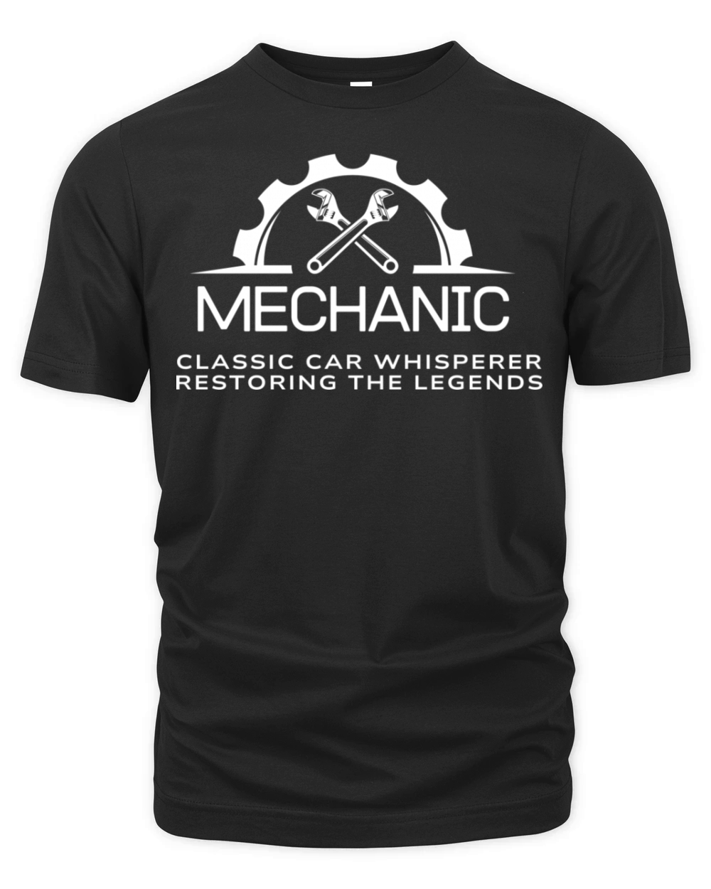 vintage mechanic Restoring the Legends Organic Unisex T-shirt